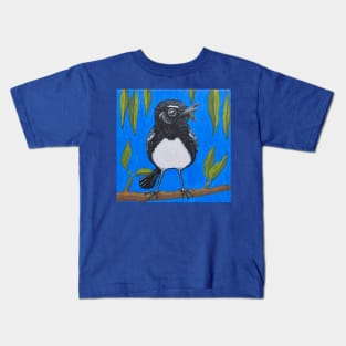 Willywagtail dinner time Kids T-Shirt